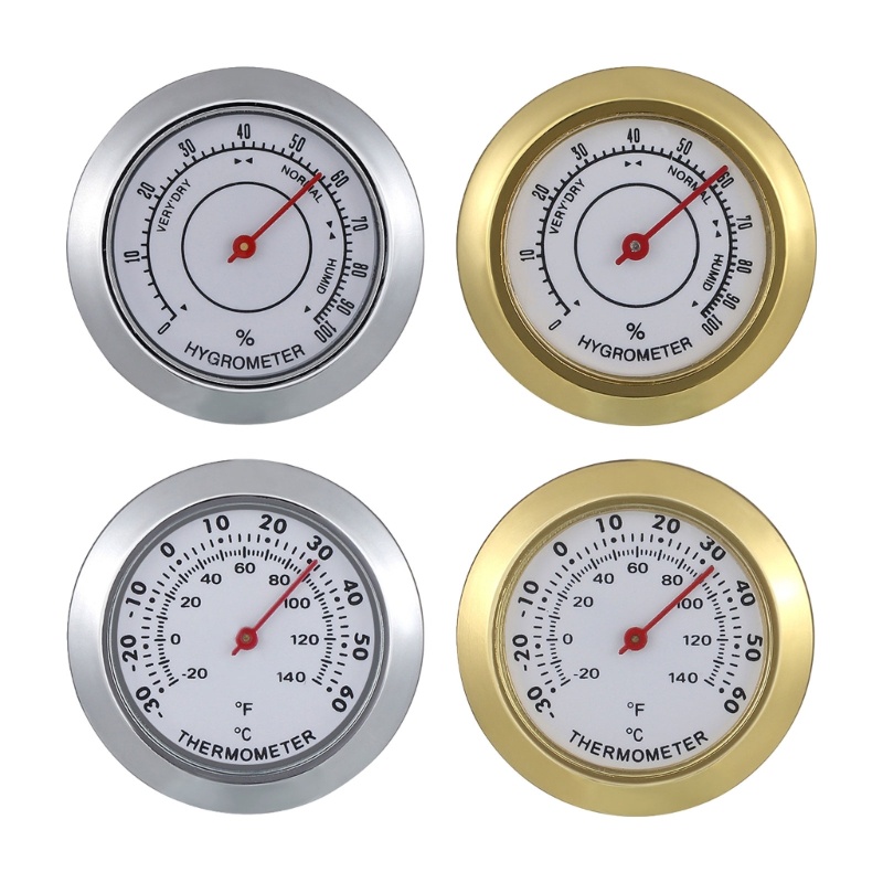 Termômetros E Higrômetro 43mm Detectores Humididades Mecânico em Oferta na Shopee