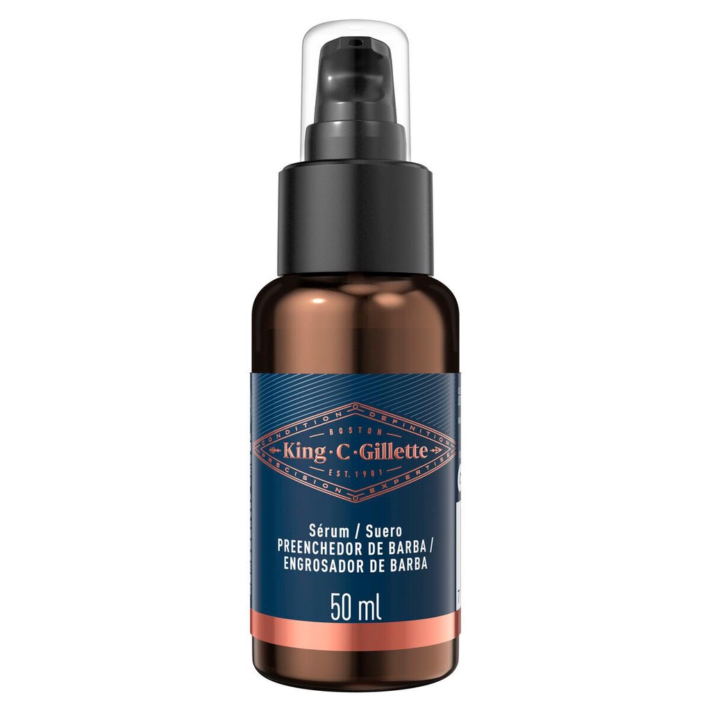 Sérum Preenchedor de Barba King C. Gillette 50ml - Beauty