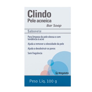 Sabonete em Barra Clindo Pele Acneica Bar Soap 100g