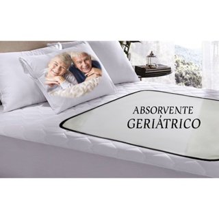 Kit 2 Protetores de Colchão Lavável Geriátrico 90x100cm em Oferta na Shopee