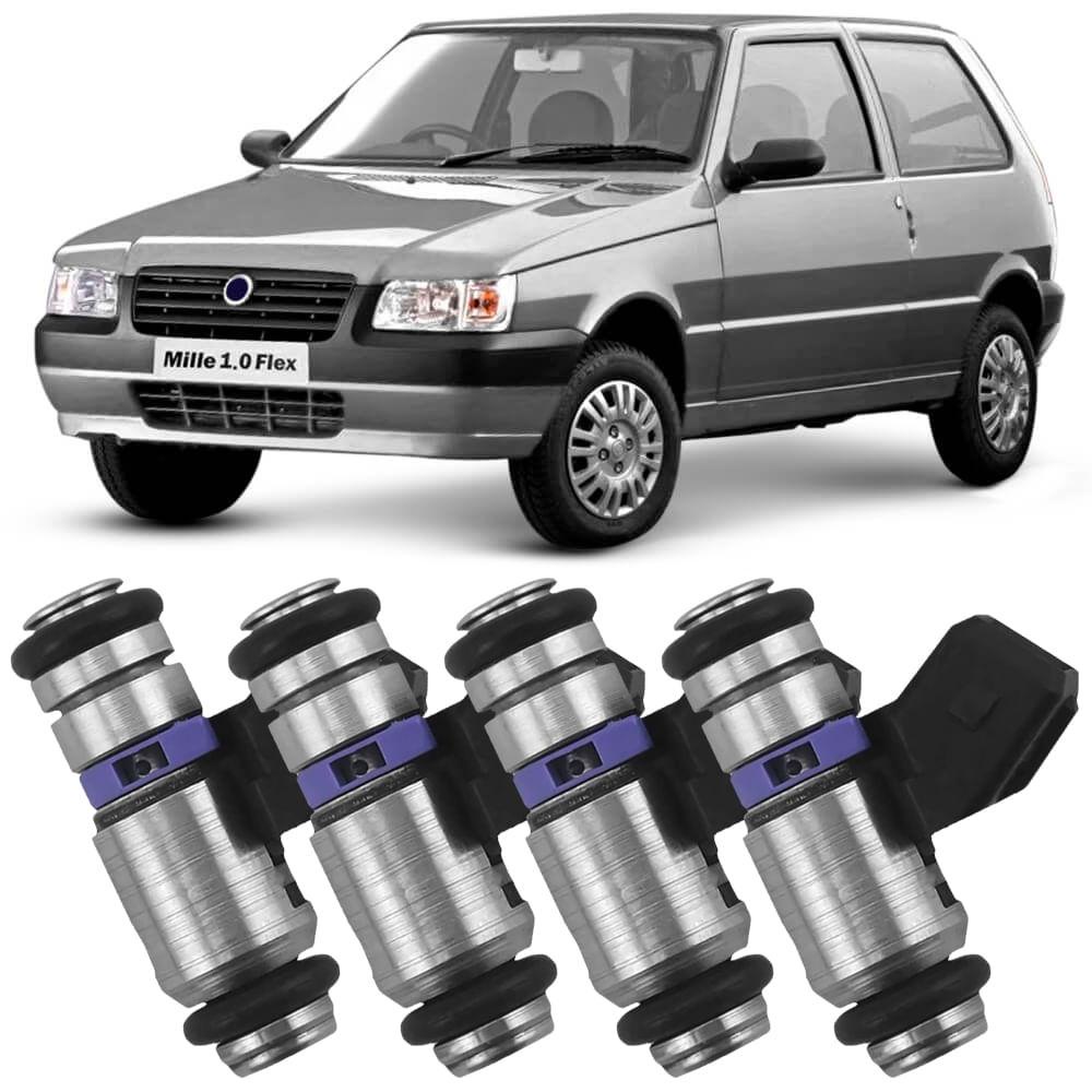 Kit 4 Bico Injetor Fiat Uno 1.0 1.3 Gasolina 97 A 2001 Ete em Oferta na Shopee