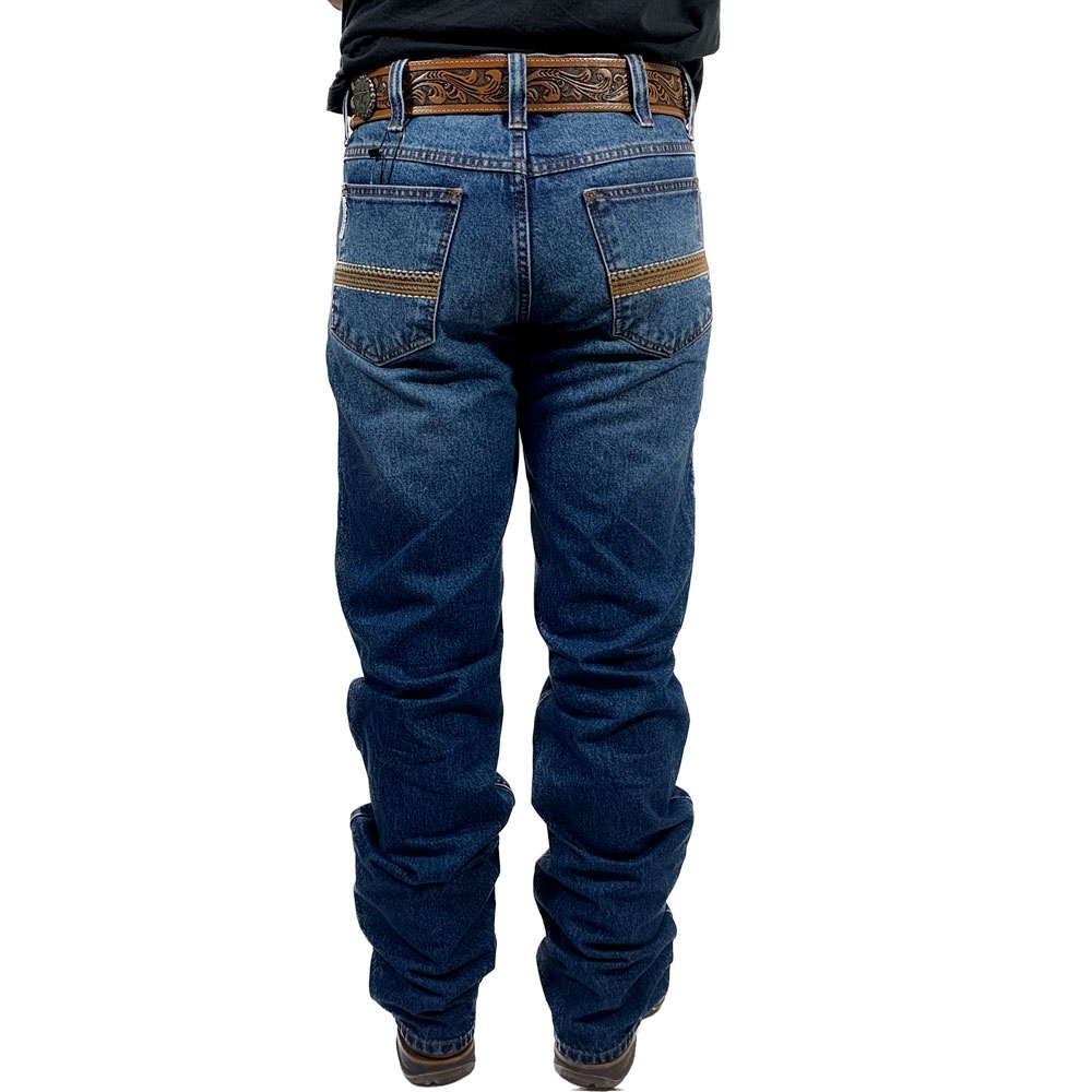Calca Jeans Bordada No Bolso Masculina Bill Way 1415