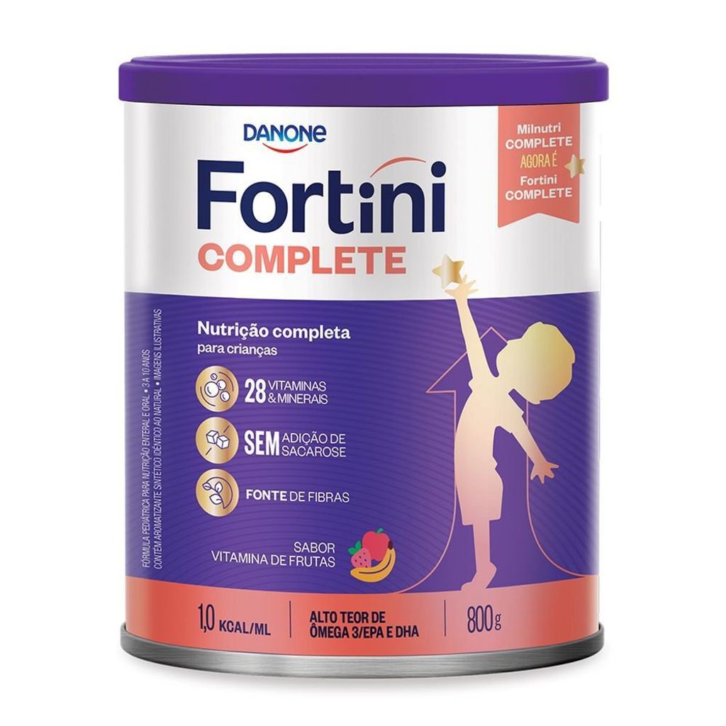 Fortini Complete Sabor Vitamina de Frutas 800g em Oferta na Shopee