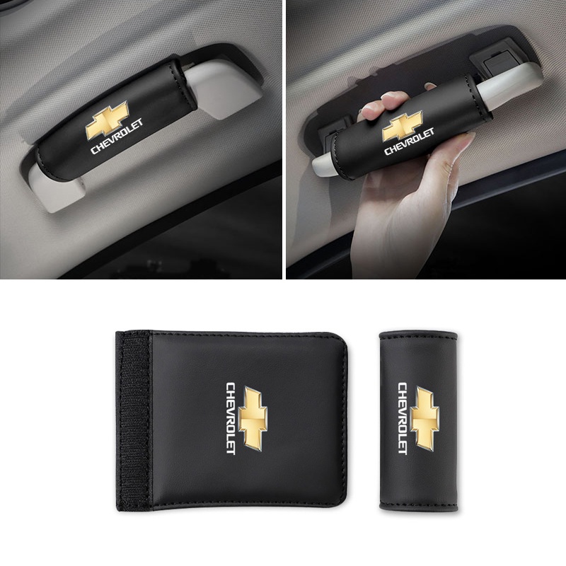 2Pcs Capa Protetora Do Tejadilho Carro Corrimão De Couro Para Chevrolet Cruze Orlando Cobalto Aveo Lacetti Spark Captiva