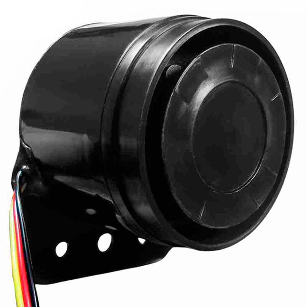 Sirene De Ré Com Redutor De Som Bivolt 12v 24v Preta Dni em Oferta na Shopee