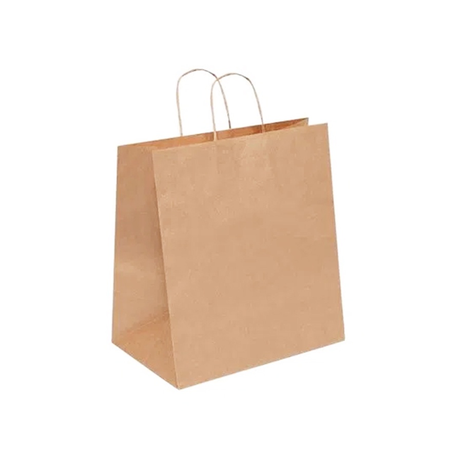 Sacola Kraft de Papel G 34x31x19cm - 10 unidades - Cromus - Rizzo - Stationery