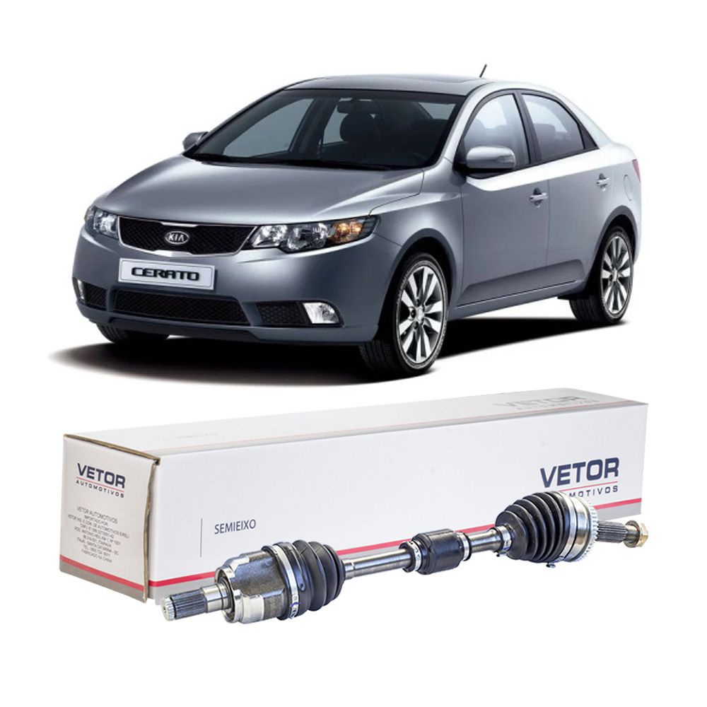 Semi Eixo Completo Kia Cerato 1.6 2.0 16V Automático 2006 2007 2008 2009 2010 2011 2012 2013 - Lado Esquerdo