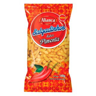 Salgadinho Aliança Sabor Pimenta 140g