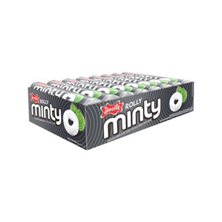 Caixa Pastilha Rolly Minty Hortelã Extraforte Docile 16unX29g