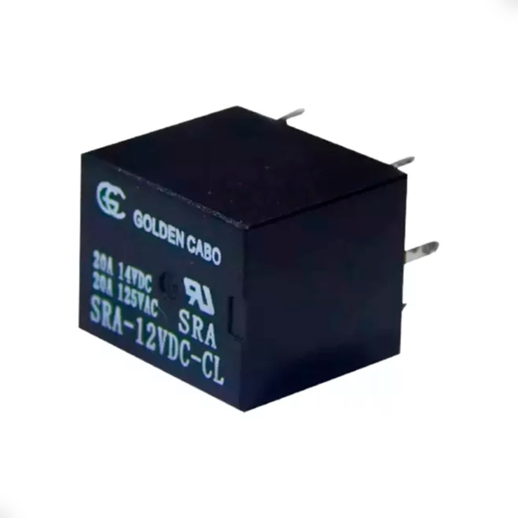 Kit 20 Unidades - Rele Auxiliar Universal 5 Pinos Terminais Automotivo 12v 20a - Spare Parts and Accessories for Vehicles