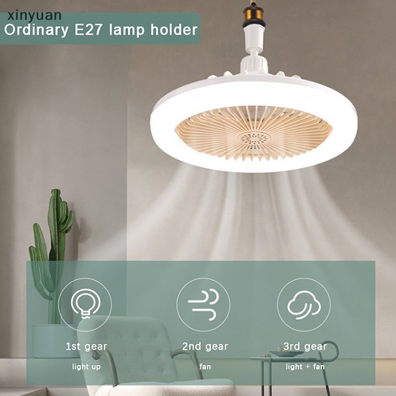 Ventilador De Teto xiny Com Luz E Controle 360 ° Rotação E27 Candelabro De Lâmpada De Elétrico De Resfriamento Do Para Decoração Da Casa n