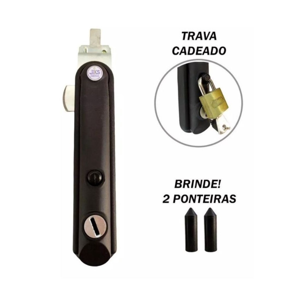 Fecho Cremona Quadro Elétrico Armários Com Cadeado+Ponteira