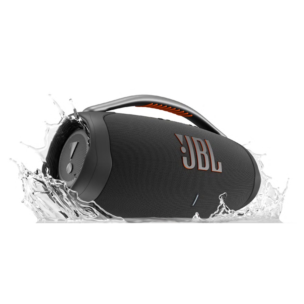 JBL Caixa de Som, Boombox 3, Bluetooth, À Prova D'água e Poeira - Preto