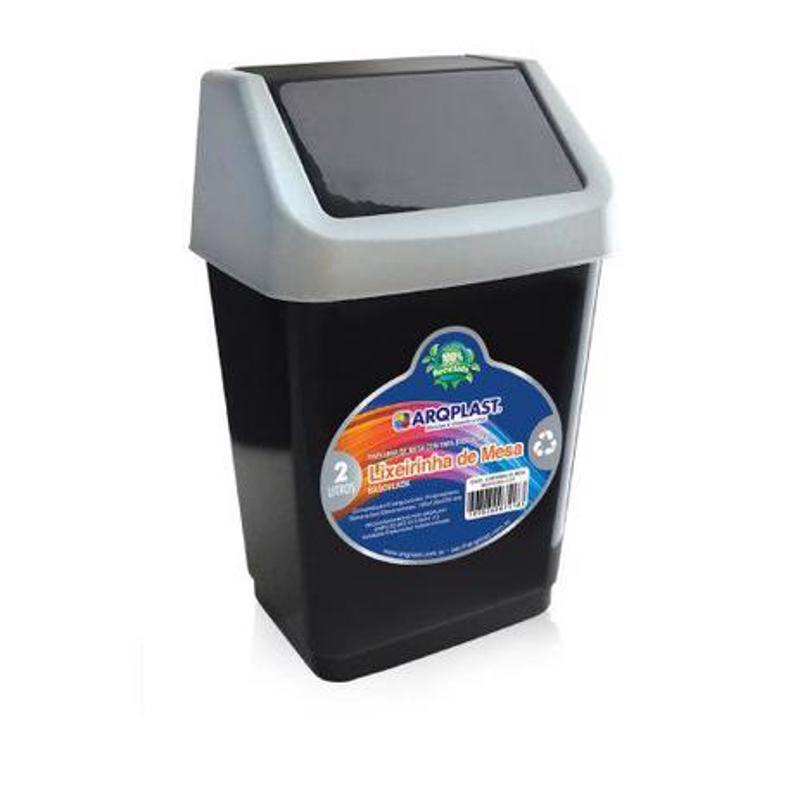 Cesto de Lixo Lixeira Para Pia Cozinha Banheiro Mesa Escritório Com Tampa Basculante. em Oferta na Shopee