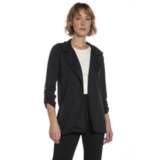 Casaco Feminino Moletinho Liso Polo Wear Preto