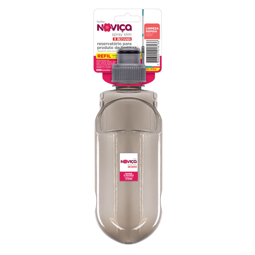 Reservatório Mop Spray Slim de Microfibra com Cabo Noviça Bettanin