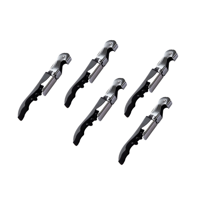 Kit 5 Abridor De Garrafa Vinho Saca Rolhas Aço Inox em Oferta na Shopee