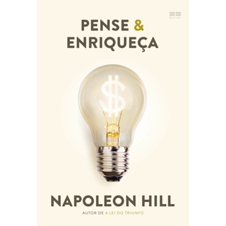 Livro Pense e enriqueça Napoleon Hill em Oferta na Shopee