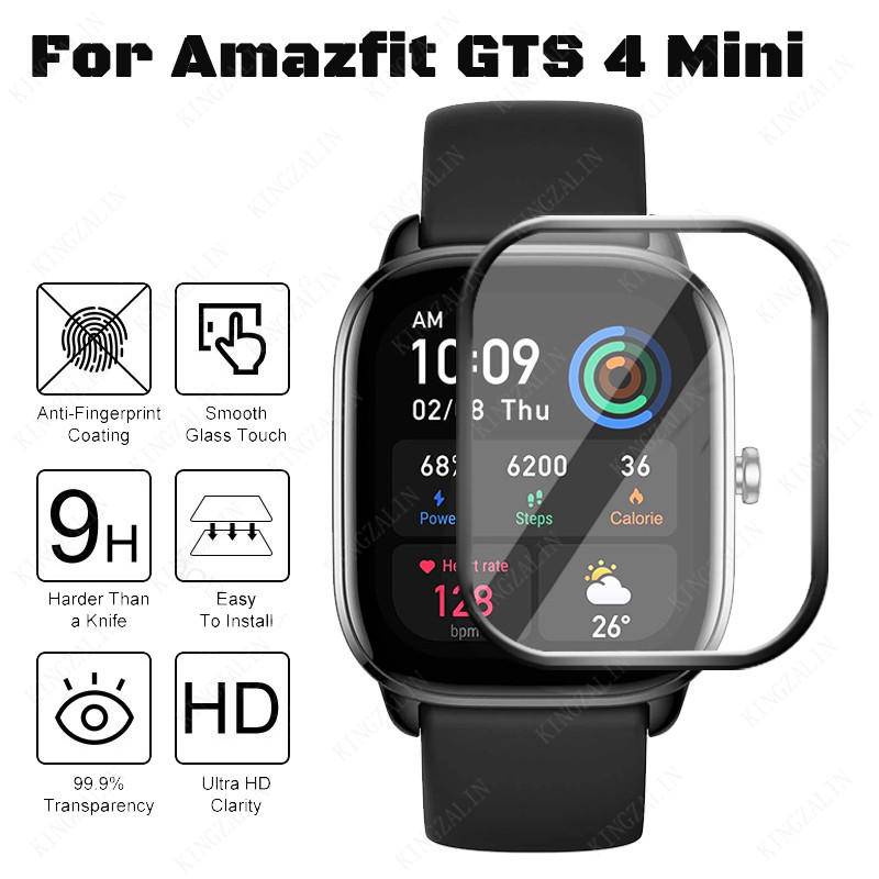 1-3Pcs HD Protetores De Tela De Filme De Vidro Temperado Para O Amazfit GTS 4 2 Mini 3 2e