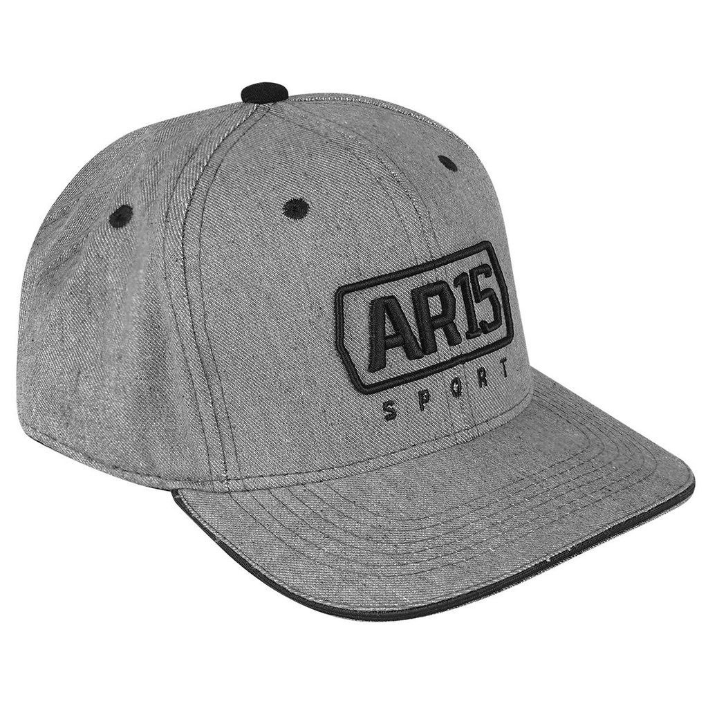Boné AR15 SPORT Baseball Cinza Aba Curva Ajustável Unissex em Oferta na Shopee