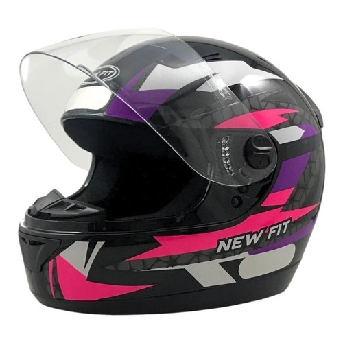 Detalhes do Capacete Moto Ebf New Fit Control Fechado Com Narigueira