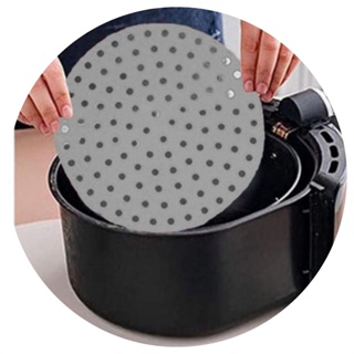 Tapete Protetor Silicone Redondo Para Air Fryer Forno Micro-ondas Antiaderente Não Gruda Universal em Oferta na Shopee