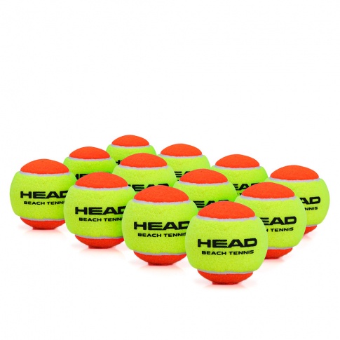 Bola de Beach Tennis Head com 12 Bolas