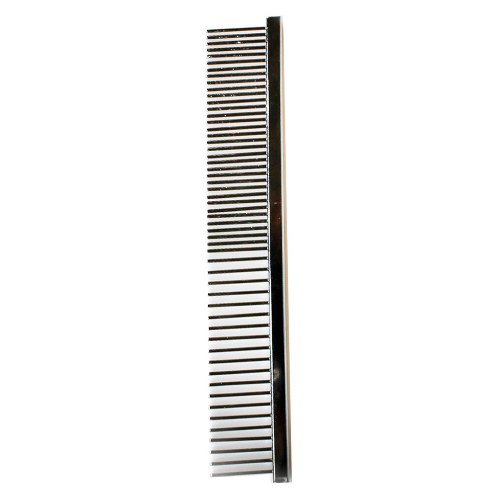 Pente de Aço Inox para Cachorro Gato Escova Pet para Banho e Tosa 63 Dentes Pet shop