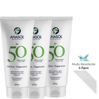 ANASOL PROTETOR SOLAR CORPORAL 200G KIT C/3 UN