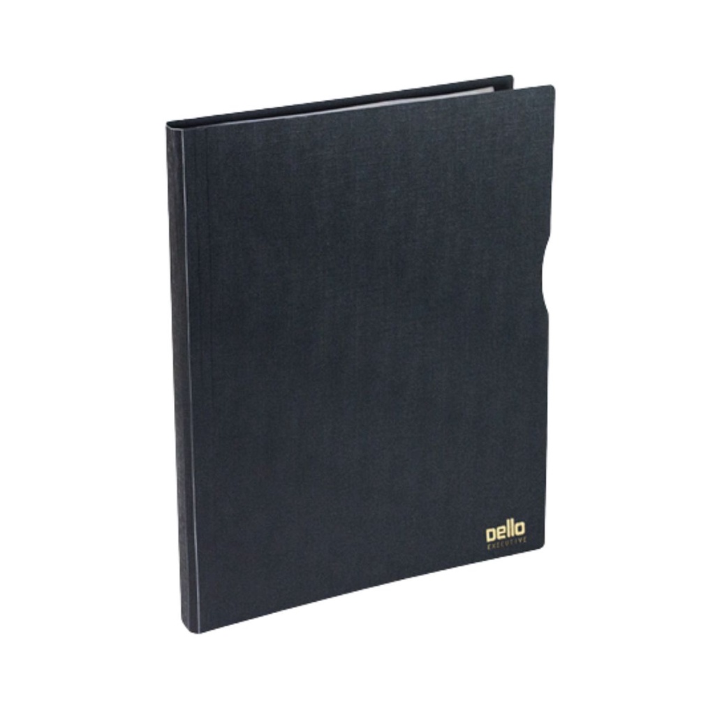 Pasta Catálogo Com 30 Envelopes Finos 240x330mm Preta- DELLO em Oferta na Shopee