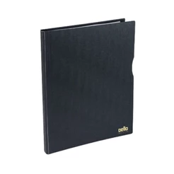 Pasta Catálogo Com 30 Envelopes Finos 240x330mm Preta- DELLO