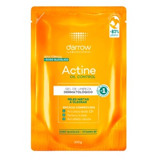 Actine Control Gel de Limpeza Facial Pele Mista a Oleosa Refil 300g