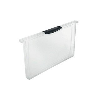 Pasta Suspensa Rígida para Caixa Organizadora Arquivo Cristal/Preta Office Line Ordene