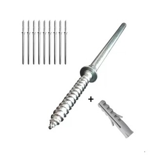 Kit 20 Parafuso Invisível - Prateleira - 100mm 1/4 - 6mm em Oferta na Shopee