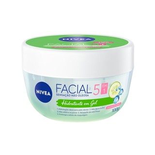 Creme Hidratante Facial Nivea Em Gel Fresh Pepino E Ácido Hialurônico 100g
