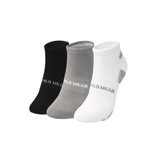 Kit 3 Meias Atoalhadas Cano Curto Polo Wear Sortido