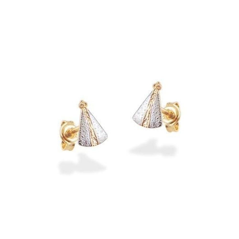Brinco Nossa Senhora Aparecida Folheado a Ouro 18k - Par
