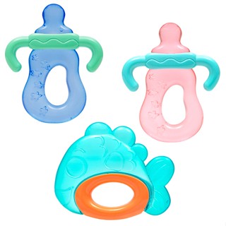 Mordedor Para Bebê Mamadeira De Água Resfriável Macio 4m+ Buba