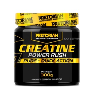 Creatina Power Rush 300g - Pretorian em Oferta na Shopee