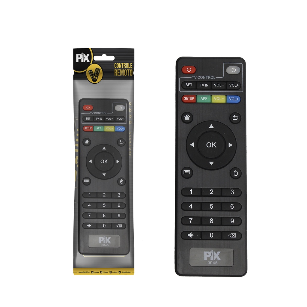 Controle Para Tv Box Compatível Universal Controle Remoto