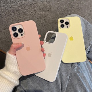Capa Macia De Silicone Líquido Para iPhone 15 14 13 12 11 Pro 14 15 Plus Max Original