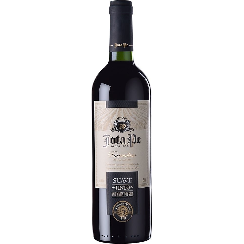 Vinho Jota Pe Tinto Suave 750ml em Oferta na Shopee