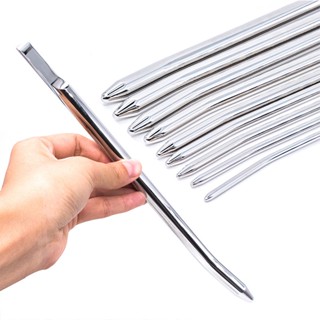 1pc SM Metal Urethral Sounding Penis Plugs Dilatadores Uretral Inox Kit De Treinamento Para Iniciantes