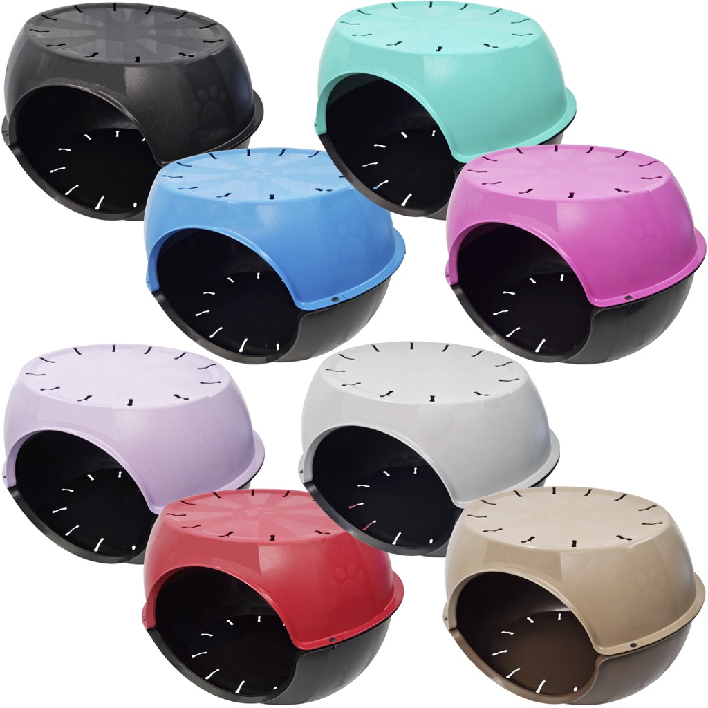 Toca do Gato Casa Casinha Cama Plástico Resistente Furacão Pet Paris