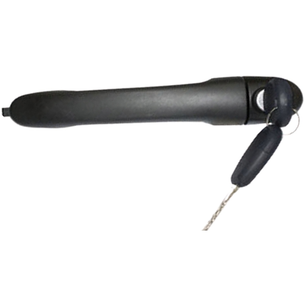 Maçaneta Externo Porta Esquerda Dianteira Strada Fase 3 e 4 Preto Com Chave - Spare Parts and Accessories for Vehicles
