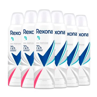 Kit Desodorante Aerosol Rexona Sem Perfume 150ml - 6 Unidades