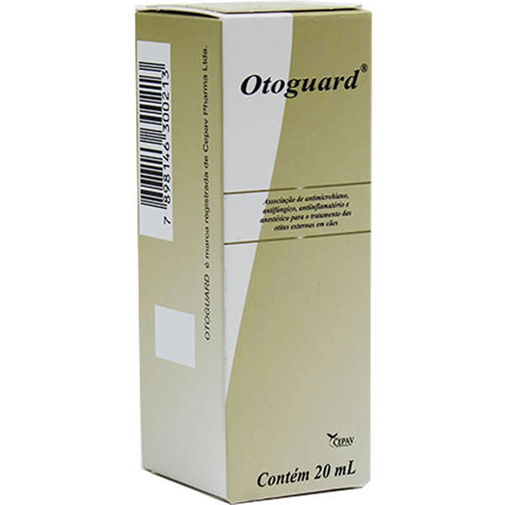 Otoguard Cepav Solução Otológica - 20 mL - Pets