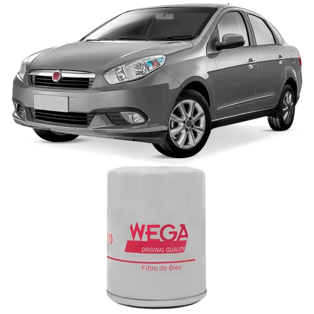 Filtro Óleo Fiat Grand Siena 1.4 2012 A 2018 Wega em Oferta na Shopee