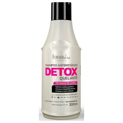 Shampoo Antirresíduos Detox Quelante 300ml - Forever Liss