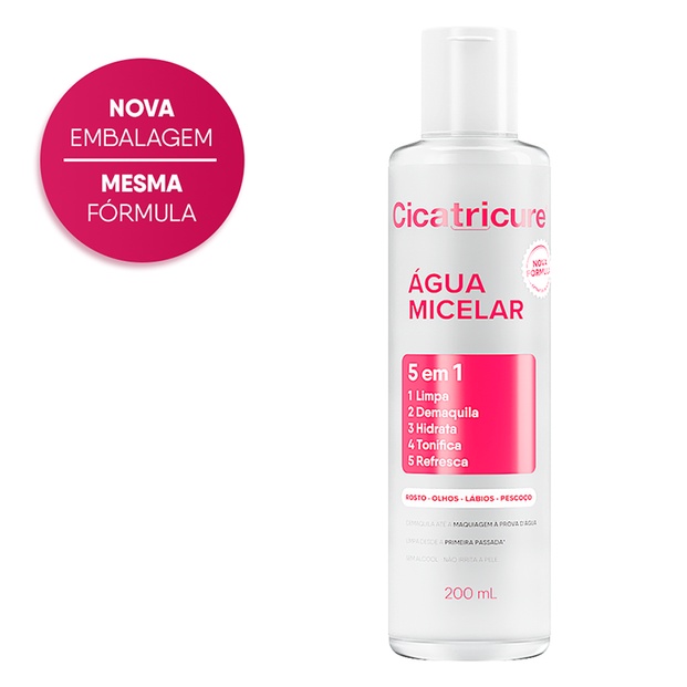 Cicatricure Água Micelar 5 em 1 - 200ML